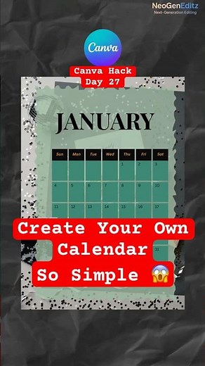How To Make a Calendar in Canva 📅 Step-By-Step Tutorial #canva #canvapro #canvatutorial #viral