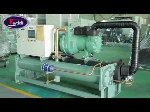 Water cooled screw chiller Bitzer screw compressor