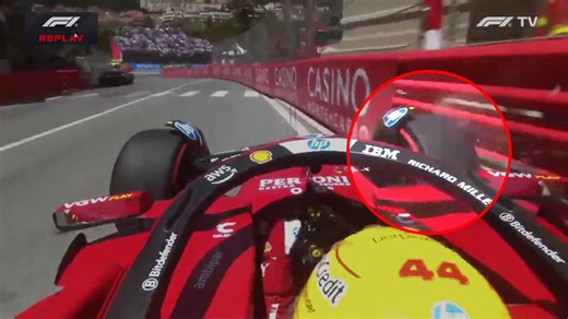Lewis Hamilton crashes in Monaco causing red flag and leaving Ferrari a wreck
