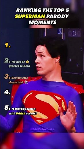 Ranking The Top 5 Parody Moments of SUPERMAN 🤣