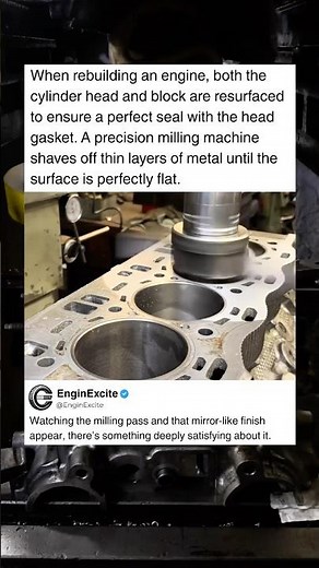 Cylinder Block Resurfacing #car #engine