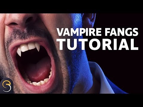 How to Make Vampire Teeth | Photoshop Manipulation Tutorial