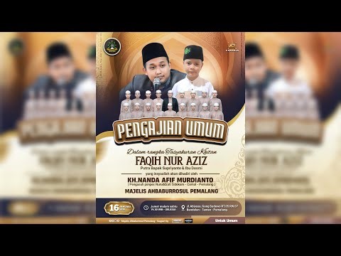 🔴[LIVE] TASYAKURAN KHITAN "FAQIH NUR AZIZ" BERSAMA KH. NANDA AFIF MURDIANTO & MAJELIS AHBABURROSUL