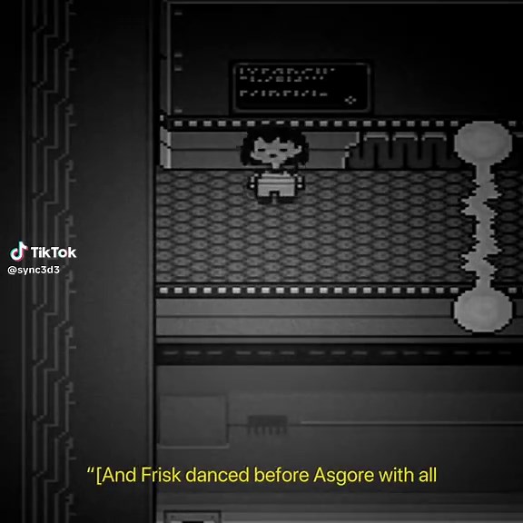 “And frisk danced before Asgore with all they’re might”#blueshirtkid#fyp#undertale#sturdy