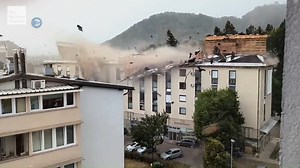 It's not a hurricane! It's not a tornado! It's a DERECHO! 😱 WATCH this powerful footage of a derecho tearing through Europe back in 2022. Catch more on Sunday night's episode of #WeatherGoneViral, premiering at 10/9c! | The Weather Channel