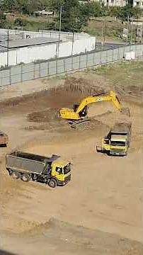 JCB Excavator in Action: The Building Machines