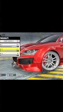 Audi TT Customization on NFS PRO STREET
