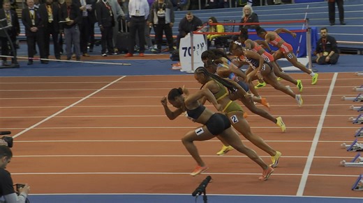 Asher-Smith edges out Sears in women’s 60m