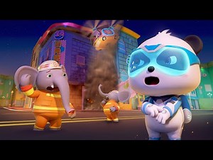 Rescue Team-Elephant's Trunk | Arabic animation | BabyBus Arabic