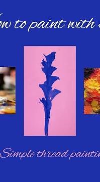 Simple thread painting