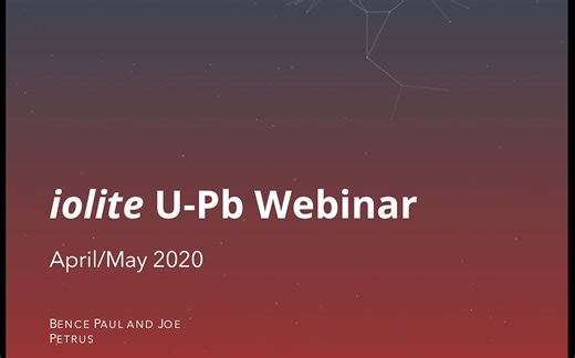 【iolite4使用教程】【油管搬运】处理U-Pb年龄-iolite网络会议