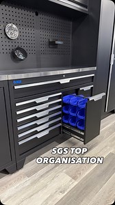 Hidden storage = game changer😎 Product Code: SWS1390 sgs-engineering.com #sgsengineering #garage #workshop #toolstorage | SGS Engineering