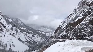 This terrifying video shows what crews had to go through to reopen Red Mountain Pass