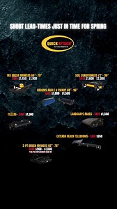 Don't sacrifice performance for affordability. Shop online for high quality Skid Steer attachments or call 866-428-8224 for a manufacturer direct quote. Our inventory is ready to ship with 0% interest. | Quick Attach Attachments | Facebook