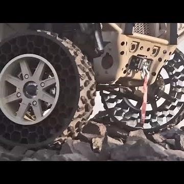 Airless Military Tires Never Puncture