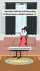 531K views · 14K reactions | Veronika Pulls the Call Recording & Shuts Down a Rude Customer. #therealveronika #animation #animationmedia #funnyvideo #comedy #reels #animationvideos #animationart #managersbelike #shortsreels #customerservice #skits #callcenterservices #CallCenterManagement | Animation Media | Facebook