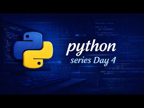Boolean and Strings| Python Series| Day - 4