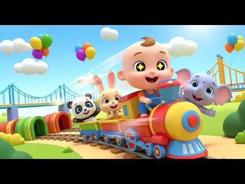 🚄 Super Speedy Train Song | Zoom Through Tracks Nursery Rhyme for Toddlers | Fun Kids Song