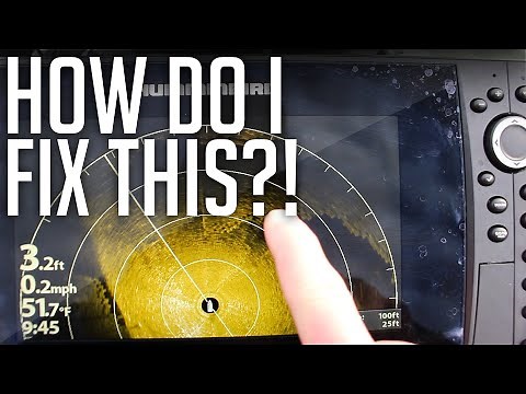 How To Fix The Wagon Wheel Effect on Humminbird 360! || Humminbird Helix Tips & Tricks.