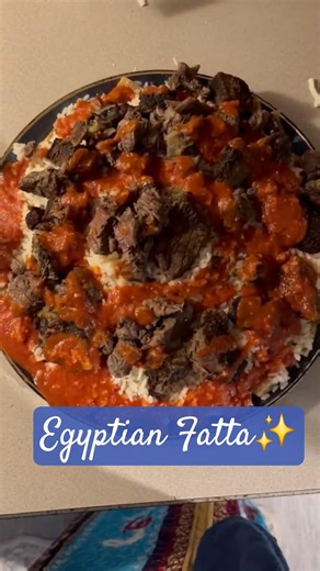 Making Traditional Egyptian Fattah for Dinner #asmr #food #kitchen