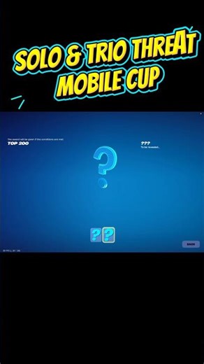 Triple Threat Mobile Cup!