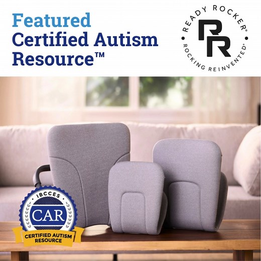 We're excited to introduce the Ready Rocker , one of the newest IBCCES Certified Autism Resources™! 🌟 The Ready Rocker is a portable, ergonomic tool that transforms almost any chair or surface into a calming, supportive rocking experience. Using the therapeutic benefits of rocking motion, it helps improve focus and promote calmness—ideal for autistic individuals, those with ADHD, and others with sensory needs. It promotes self-regulation and sensory integration, offering a soothing option for t