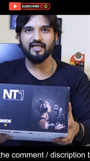 Unboxing Rode NT1 #rodent1 #rodemic #unboxing #ytshort #trending #yt #rodemicrophones #studiosetup