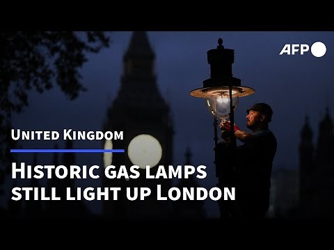 The 19th-century gas lamps that still light up London | AFP