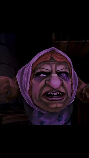Witch Cry Monster Attack 😱 Scary Horror Game #shorts | @waseemgamingurdu1