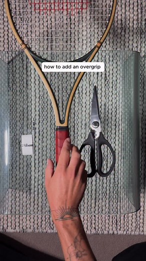 How to add an overgrip: neat edition! | Tennis 101