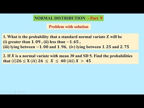 Normal distribution 9 , #problemwithsolution , please subscribe, like & share🙏