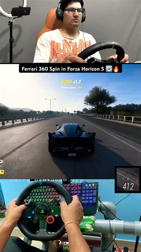 Ferrari 360 Spin in Forza Horizon 5 🔄🔥 | FH5 G29✅