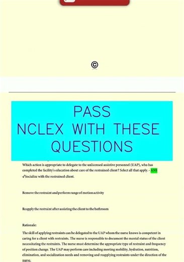 NCLEX PN EVOLVE Safety Questions and Answers Updated 2025 Verified Answers video