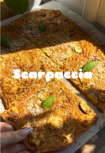 Scarpaccia aux courgettes facile — recette rapide et simple