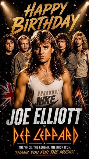 Joe Elliot's Milestone Birthday: A Look Back at Def Leppard's Iconic Hits and Unforgettable Moments!