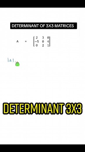 MATRICES | 1.3 SOLVING SYSTEM OF LINEAR EQUATIONS [DETERMINANT] #matrices #maths #mathematics #determinant #penentu