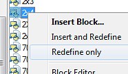 How to get notification while inserting block with same name?