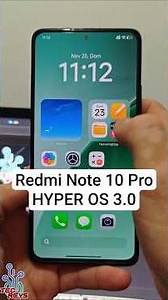 Redmi Note 10 Pro - HYPER OS 3.0 LLEGO PORT POR CRAZY X NEOM ! GENIAL ! #customroms