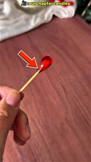 He Turned Wax Into Real Looking Pomegranate! 🕯️😱 #shortvideo
