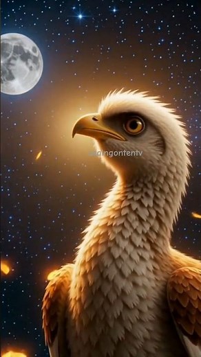 “Death and Rebirth of the Eternal Fire Bird 🌙🔥”