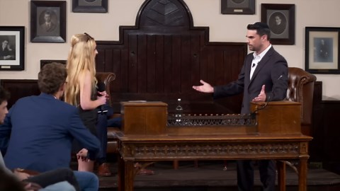 Ben Shapiro debates pro-abortion student on campus