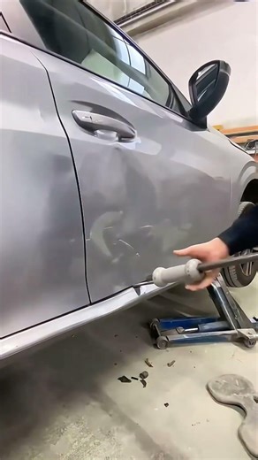 How Much Would You Pay For This Door Dent Repair? 😳🚗