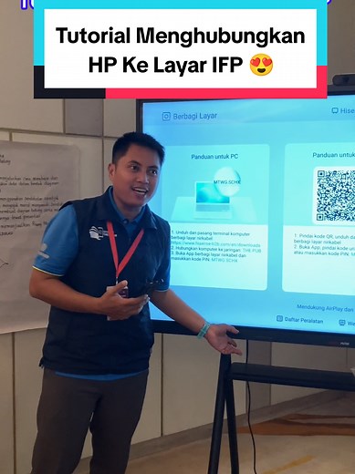 Tutorial Menghubungkan HP ke Layar IFP