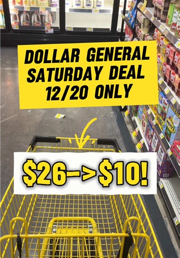 Dollar General deal for SATURDAY 12/20 ONLY. Be sure to save this video for later! @Lauren @QponWithMarie #couponing #couponingforbeginners #dollargeneral #dollargeneralcouponing #dollargeneraldeals