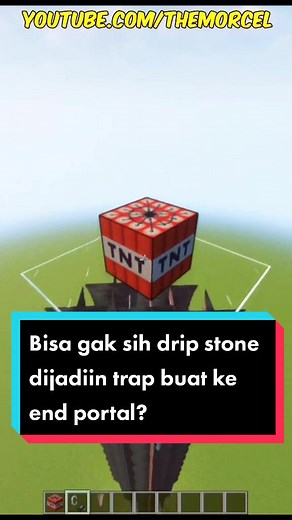 Menggunakan Drip Stone sebagai Trap di End Portal Minecraft