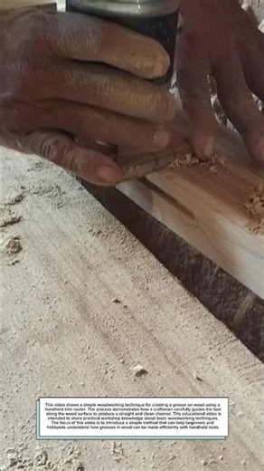 Simple Wood Groove Technique Using a Trim Router | Practical Workshop Skill #carpentry #woodworking