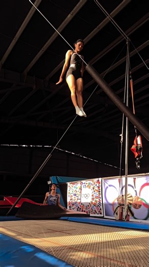 Power Jump Sports Trampoline Gymnastics Centre on Instagram: "Master the movement before you take it to the air. This floor drill builds the exact hip and lower-back push needed for a clean, straight-body back salto on the trampoline. Condition first. Move smarter. Flip safer. #TrampolineGymnastics #BackSalto #GymnastConditioning #FlipSmart #safeflipping"