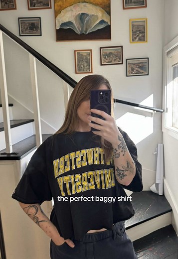 Crop Vintage T-Shirts for a Perfect Baggy Fit