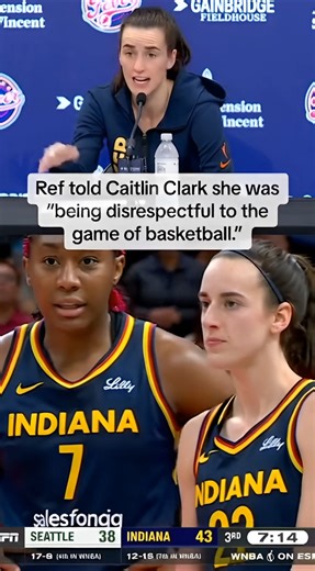 Caitlin Clark Gets TECHNICAL Foul For Slapping Basketball Hoop Stand?