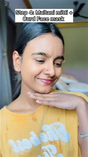 4 steps facial at home #skincaretips #facial #homeremedies #diy #diyskincare #ytshorts #shortsfeed